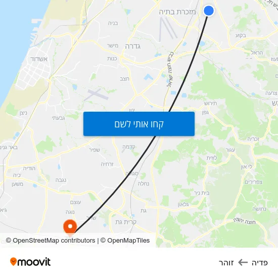 מפת פדיה לזוהר