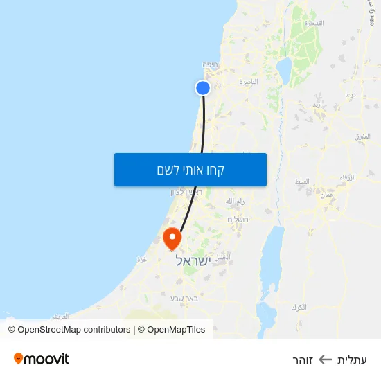 מפת עתלית לזוהר