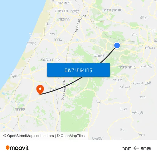 מפת שורש לזוהר