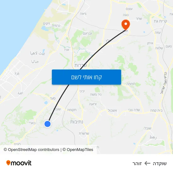 מפת שוקדה לזוהר