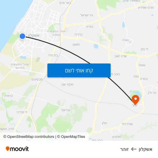 מפת אשקלון לזוהר