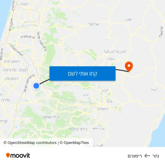 מפת גזר לרימונים