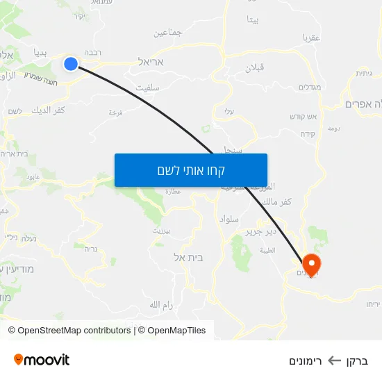 מפת ברקן לרימונים