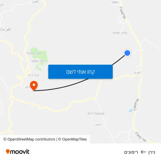 מפת נירן לרימונים