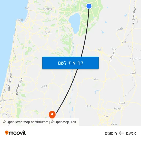 מפת אניעם לרימונים