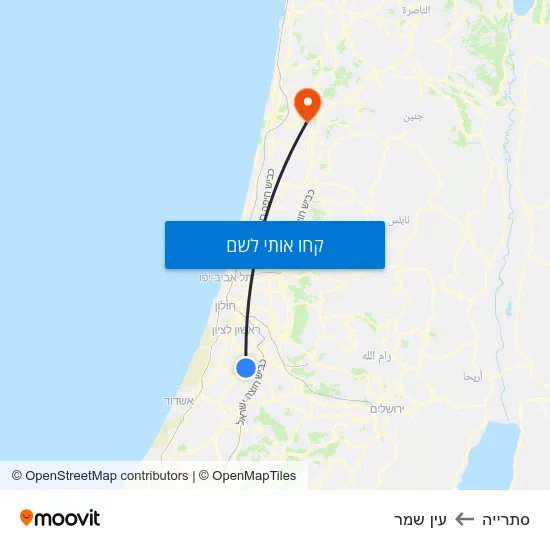 מפת סתרייה לעין שמר