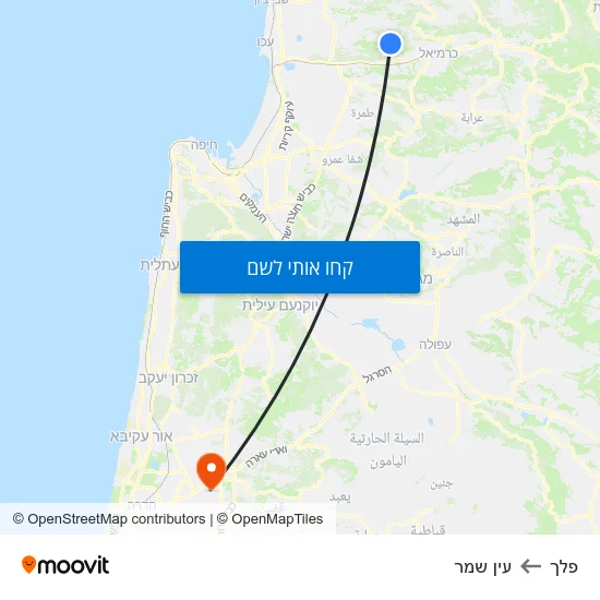 מפת פלך לעין שמר