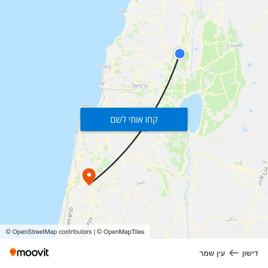 מפת דישון לעין שמר