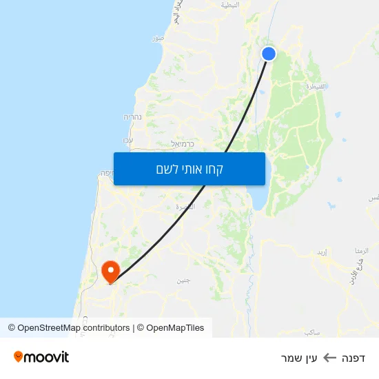 מפת דפנה לעין שמר