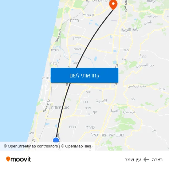 מפת בצרה לעין שמר