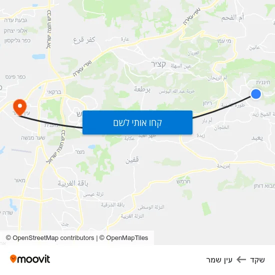 מפת שקד לעין שמר