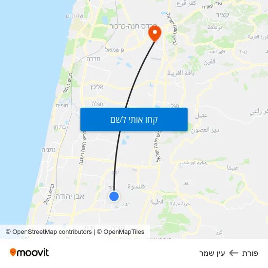מפת פורת לעין שמר
