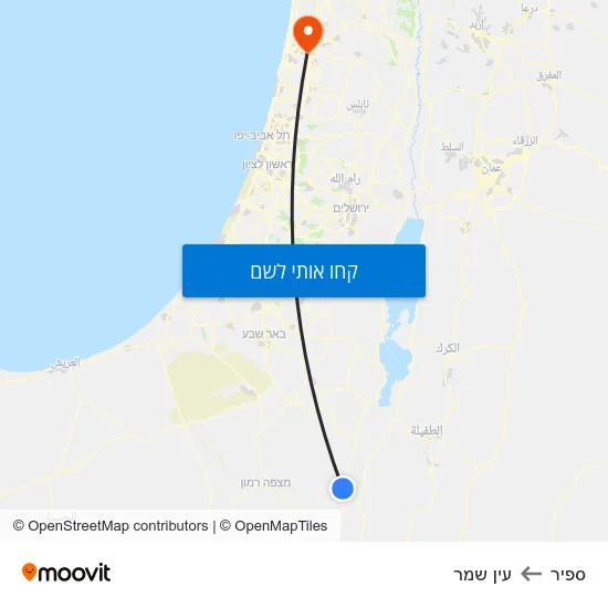מפת ספיר לעין שמר