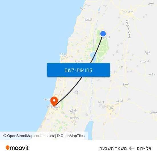 מפת אל -רום למשמר השבעה