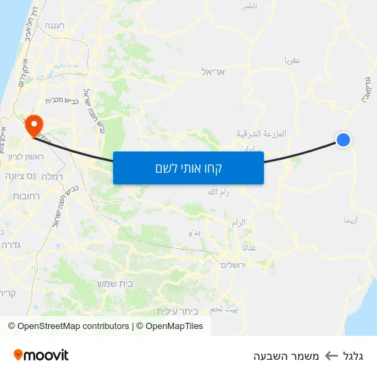 מפת גלגל למשמר השבעה