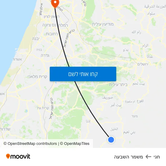 מפת חגי למשמר השבעה