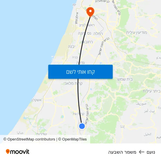 מפת נועם למשמר השבעה