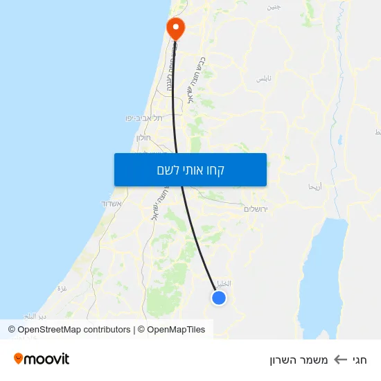 מפת חגי למשמר השרון