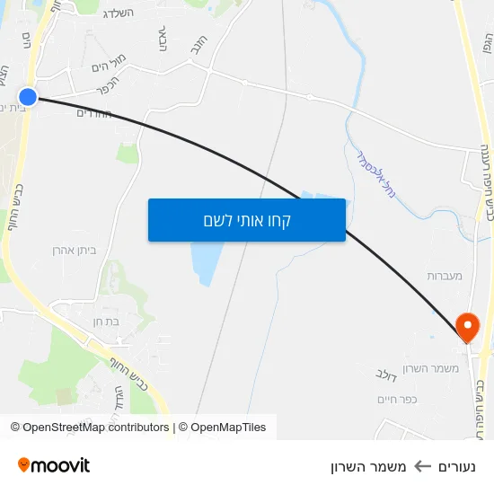 מפת נעורים למשמר השרון