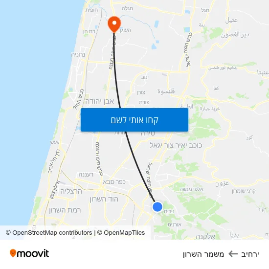 מפת ירחיב למשמר השרון