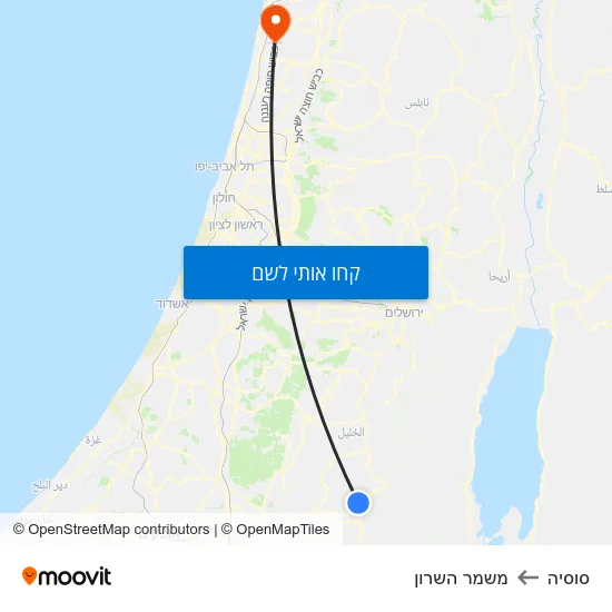 מפת סוסיה למשמר השרון