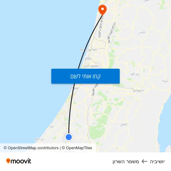 מפת יושיביה למשמר השרון