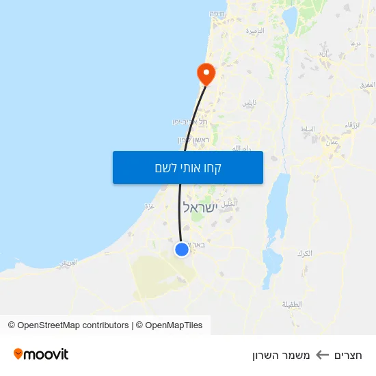 מפת חצרים למשמר השרון