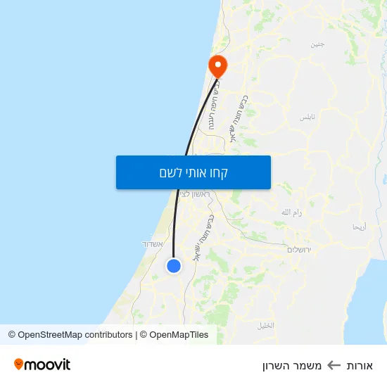 מפת אורות למשמר השרון