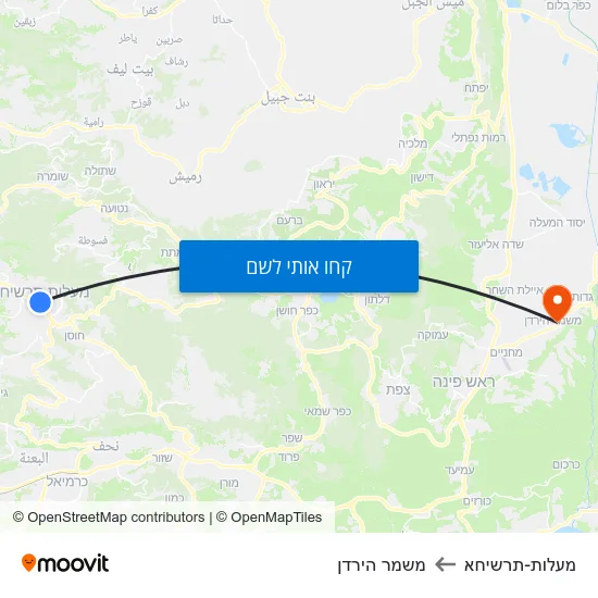מפת מעלות-תרשיחא למשמר הירדן