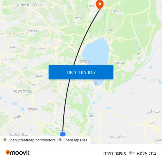 מפת בית אלפא למשמר הירדן