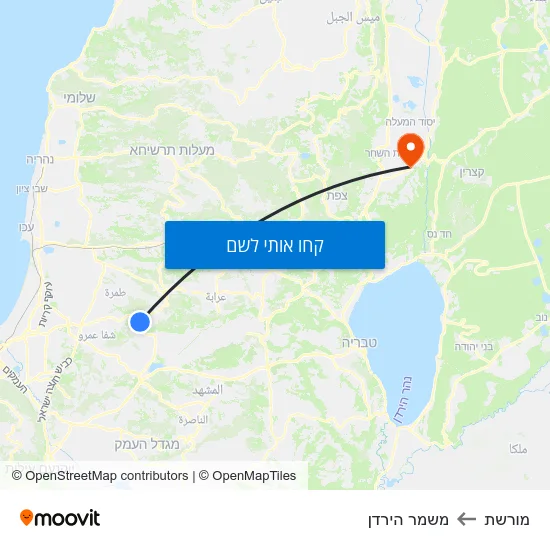 מפת מורשת למשמר הירדן