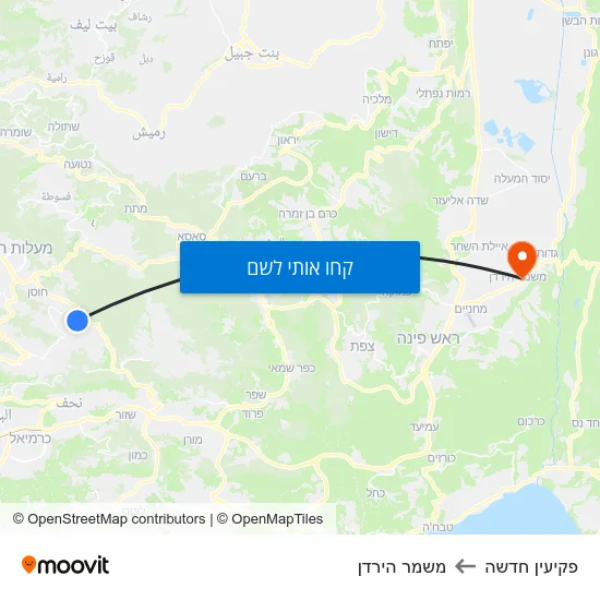 מפת פקיעין חדשה למשמר הירדן