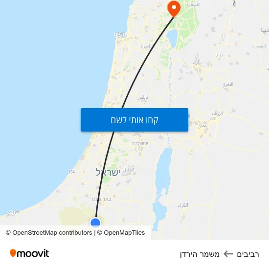 מפת רביבים למשמר הירדן