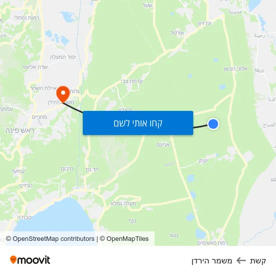 מפת קשת למשמר הירדן