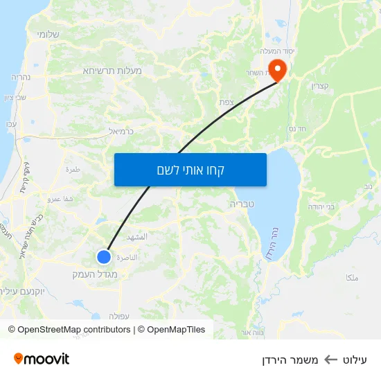 מפת עילוט למשמר הירדן