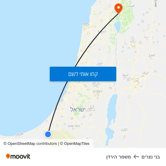 מפת בני נצרים למשמר הירדן