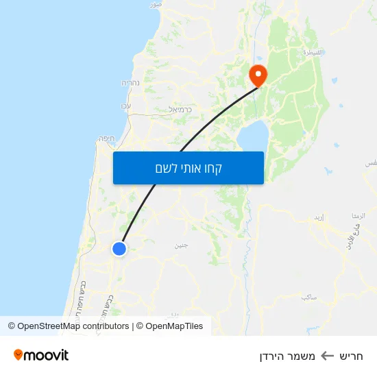 מפת חריש למשמר הירדן