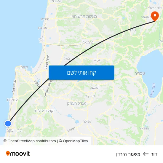מפת דור למשמר הירדן