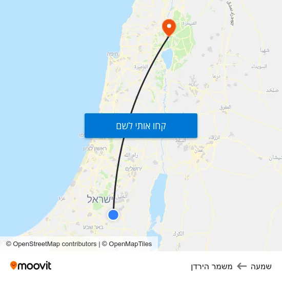 מפת שמעה למשמר הירדן