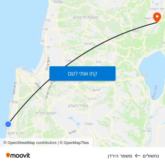 מפת נחשולים למשמר הירדן