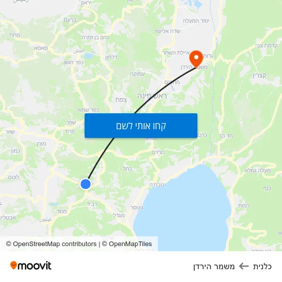מפת כלנית למשמר הירדן