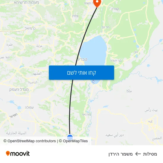 מפת מסילות למשמר הירדן