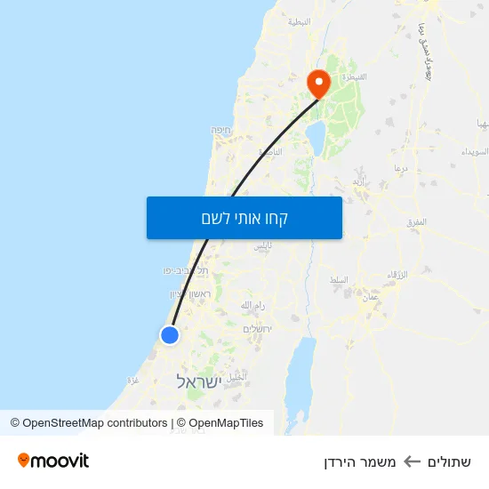 מפת שתולים למשמר הירדן