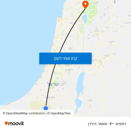מפת רתמים למשמר הירדן