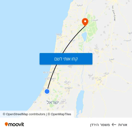 מפת אורות למשמר הירדן