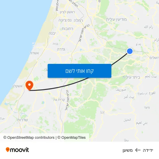 מפת ידידה למשען