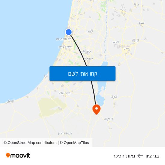 מפת בני ציון לנאות הכיכר