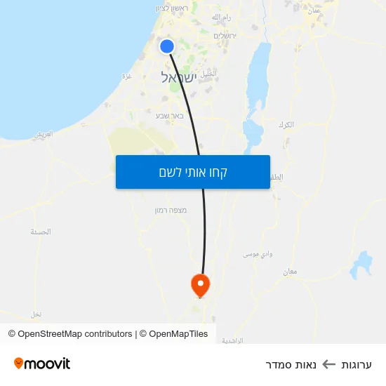 מפת ערוגות לנאות סמדר