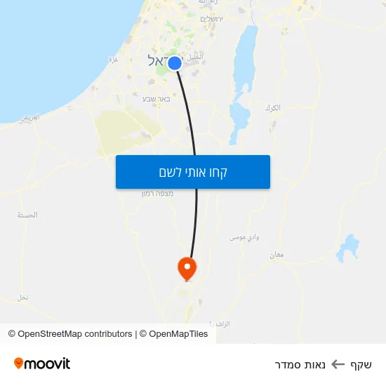 מפת שקף לנאות סמדר