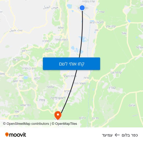 מפת כפר בלום לעמיעד